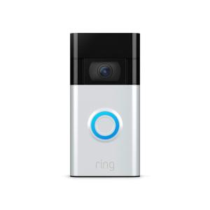 imageLikeNew Ring Video Doorbell  1080p HD video improved motion detection easy installation  Satin NickelSatin Nickel