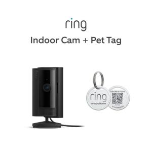 imageRing Indoor Cam 2nd Gen Black with Ring Pet Tag