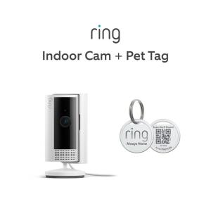 imageRing Indoor Cam 2nd Gen White with Ring Pet Tag