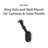 imageAllNew Ring Pole and Wall Mount for Cameras and Solar Panels WhiteBlack