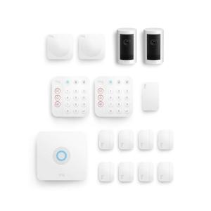 imageRing Alarm 14Piece Kit with Ring Outdoor Cam Plus Battery  2packwith battery Outdoor Cam Plus