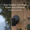 imageRing Outdoor Cam Plus Power over Ethernet Newest Model  WideAngle 2K Video with Ring Vision LowLight Sight for fullcolor night vision Mountanywhere versatility WhiteBlack