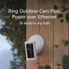 imageRing Outdoor Cam Plus Power over Ethernet Newest Model  WideAngle 2K Video with Ring Vision LowLight Sight for fullcolor night vision Mountanywhere versatility WhiteWhite