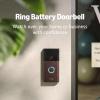 imageLikeNew Ring Battery Doorbell  Home or business security with HeadtoToe Video Live View with TwoWay Talk and Motion Detection ampamp Alerts newest model Satin NickelVenetian Bronze