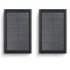 imageRing Small Solar Panel 19W for Outdoor Cam Stick Up Cam Stick Up Cam Pro Spotlight Cam Plus Spotlight Cam Pro  Black Pack of 2