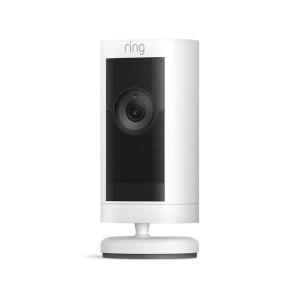 imageLikeNew Ring Stick Up Cam Pro Battery  TwoWay Talk with Audio 3D Motion Detection with Birds Eye Zones and 1080p HDR Video ampamp Color Night Vision 2023 release WhiteWhite