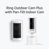 imageOutdoor Cam Plus Battery White with Ring PanTilt Indoor Cam WhiteWhite