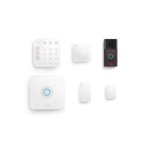 imageRing Alarm 5Piece Kit with Ring Battery DoorbellVenetian Bronze