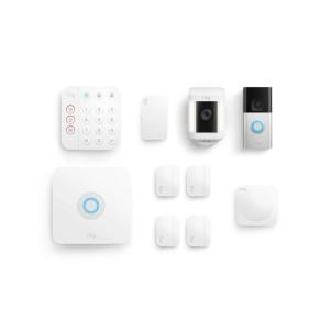 imageRing Alarm 8Piece Kit with Ring Battery Doorbell Plus and Spotlight Cam Plus Battery