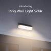 imageRing Smart Lighting  Wall Light Solar White Bridge requiredBlack
