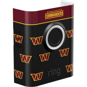imageAllNew Limited Edition Official NFL Faceplate for Ring Doorbells  Video Doorbell 3 Video Doorbell 3 Plus Video Doorbell 4 Battery Doorbell Plus and Battery Doorbell ProWashington Commanders