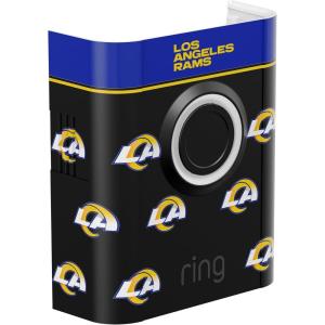 imageAllNew Limited Edition Official NFL Faceplate for Ring Doorbells  Video Doorbell 3 Video Doorbell 3 Plus Video Doorbell 4 Battery Doorbell Plus and Battery Doorbell ProLos Angeles Rams
