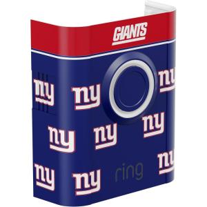 imageAllNew Limited Edition Official NFL Faceplate for Ring Doorbells  Video Doorbell 3 Video Doorbell 3 Plus Video Doorbell 4 Battery Doorbell Plus and Battery Doorbell ProNew York Giants