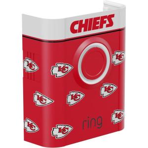 imageAllNew Limited Edition Official NFL Faceplate for Ring Doorbells  Video Doorbell 3 Video Doorbell 3 Plus Video Doorbell 4 Battery Doorbell Plus and Battery Doorbell ProKansas City Chiefs