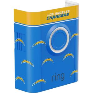 imageAllNew Limited Edition Official NFL Faceplate for Ring Doorbells  Video Doorbell 3 Video Doorbell 3 Plus Video Doorbell 4 Battery Doorbell Plus and Battery Doorbell ProLos Angeles Chargers