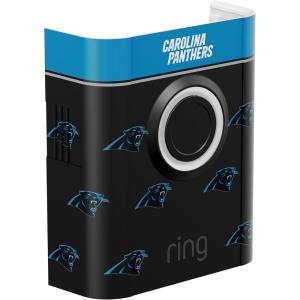 imageAllNew Limited Edition Official NFL Faceplate for Ring Doorbells  Video Doorbell 3 Video Doorbell 3 Plus Video Doorbell 4 Battery Doorbell Plus and Battery Doorbell ProCarolina Panthers