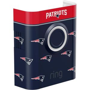 imageAllNew Limited Edition Official NFL Faceplate for Ring Doorbells  Video Doorbell 3 Video Doorbell 3 Plus Video Doorbell 4 Battery Doorbell Plus and Battery Doorbell ProNew England Patriots