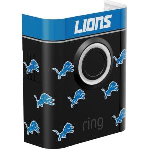 imageAllNew Limited Edition Official NFL Faceplate for Ring Doorbells  Video Doorbell 3 Video Doorbell 3 Plus Video Doorbell 4 Battery Doorbell Plus and Battery Doorbell ProDetroit Lions