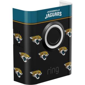 imageAllNew Limited Edition Official NFL Faceplate for Ring Doorbells  Video Doorbell 3 Video Doorbell 3 Plus Video Doorbell 4 Battery Doorbell Plus and Battery Doorbell ProJacksonville Jaguars