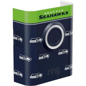 imageAllNew Limited Edition Official NFL Faceplate for Ring Doorbells  Video Doorbell 3 Video Doorbell 3 Plus Video Doorbell 4 Battery Doorbell Plus and Battery Doorbell ProSeattle Seahawks
