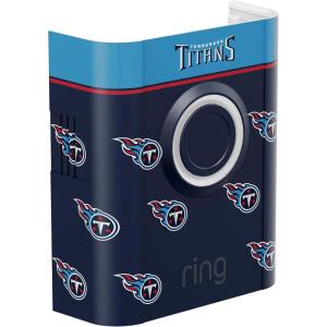 imageAllNew Limited Edition Official NFL Faceplate for Ring Doorbells  Video Doorbell 3 Video Doorbell 3 Plus Video Doorbell 4 Battery Doorbell Plus and Battery Doorbell ProTennessee Titans
