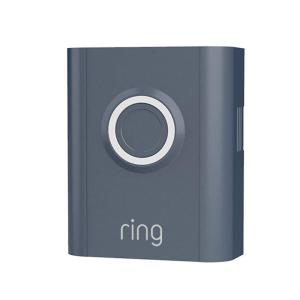 imageRing Interchangeable Faceplate for Doorbells  Video Doorbell 3 Video Doorbell 3 Plus Video Doorbell 4 Battery Doorbell Plus Battery Doorbell Pro  Autumn03 Blue Metal