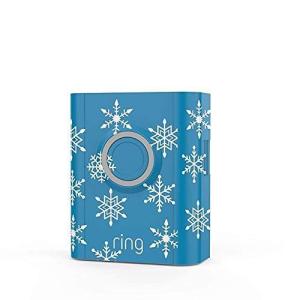 imageRing Interchangeable Faceplate for Doorbells  Video Doorbell 3 Video Doorbell 3 Plus Video Doorbell 4 Battery Doorbell Plus Battery Doorbell Pro  AutumnSnowflakes