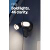 imageRing Floodlight Cam Pro Wired Newest Model  Retinal 4K with wideangle video 10x Enhanced Zoom and 2000 Lumen Floodlights BlackBlack
