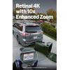 imageRing Spotlight Cam Pro Power over Ethernet Newest Model  Retinal 4K with wideangle video 10x Enhanced Zoom and 600 Lumen Spotlights White