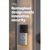 imageRing Wired Doorbell Plus Newest Model  Retinal 2K with wideangle video 4x Enhanced Zoom and LowLight Sight Nickel SilverNickel Silver