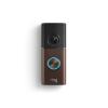 imageRing Wired Doorbell Plus Newest Model  Retinal 2K with wideangle video 4x Enhanced Zoom and LowLight Sight Nickel SilverPolished Mocha