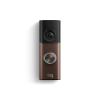 imageRing Wired Doorbell Pro Newest Model  Retinal 4K with wideangle video 10x Enhanced Zoom and LowLight Sight Deep SilverPolished Mocha