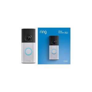imageRing Wired Doorbell Plus Newest Model  Retinal 2K with wideangle video 4x Enhanced Zoom and LowLight Sight Nickel SilverNickel Silver