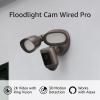 imageRing Floodlight Cam Wired Pro with Birds Eye View and 3D Motion Detection Dark BronzeDark Bronze