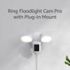 imageRing Floodlight Cam Wired Pro with Birds Eye View and 3D Motion Detection Dark BronzeWhite