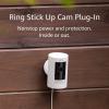 imageLikeNew Ring Stick Up Cam PlugIn HD security camera with twoway talk Works with Alexa  White Pack of 4