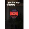 imageRing Beacon  Help deter crime 247 Solar Security Sign works on Amazon Sidewalk solar powered