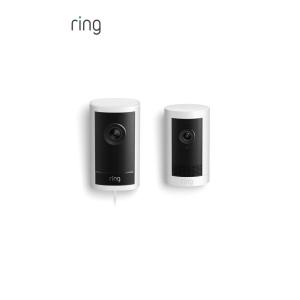 imageRing Outdoor Cam Pro PlugIn Newest Model White with Outdoor Cam Plus Battery White