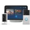 imageSmart Home Security Basics Kit  Amazon Echo Show 8 newest model  Ring Battery Doorbell newest model  Ring Indoor Cam newest model with Alexa Early Access